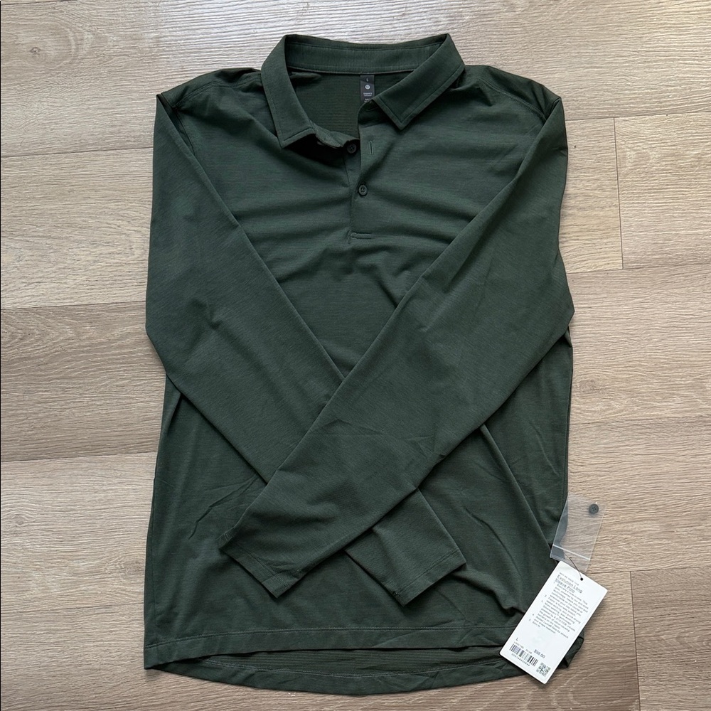 lululemon athletica Forest Green Polo Shirt